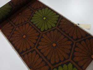 アンティーク　正絹　紬　着尺反物